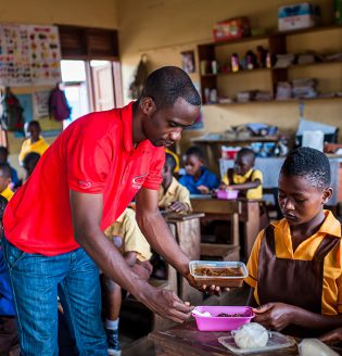 Feeding Program  Dzorwulu A & B Primary School